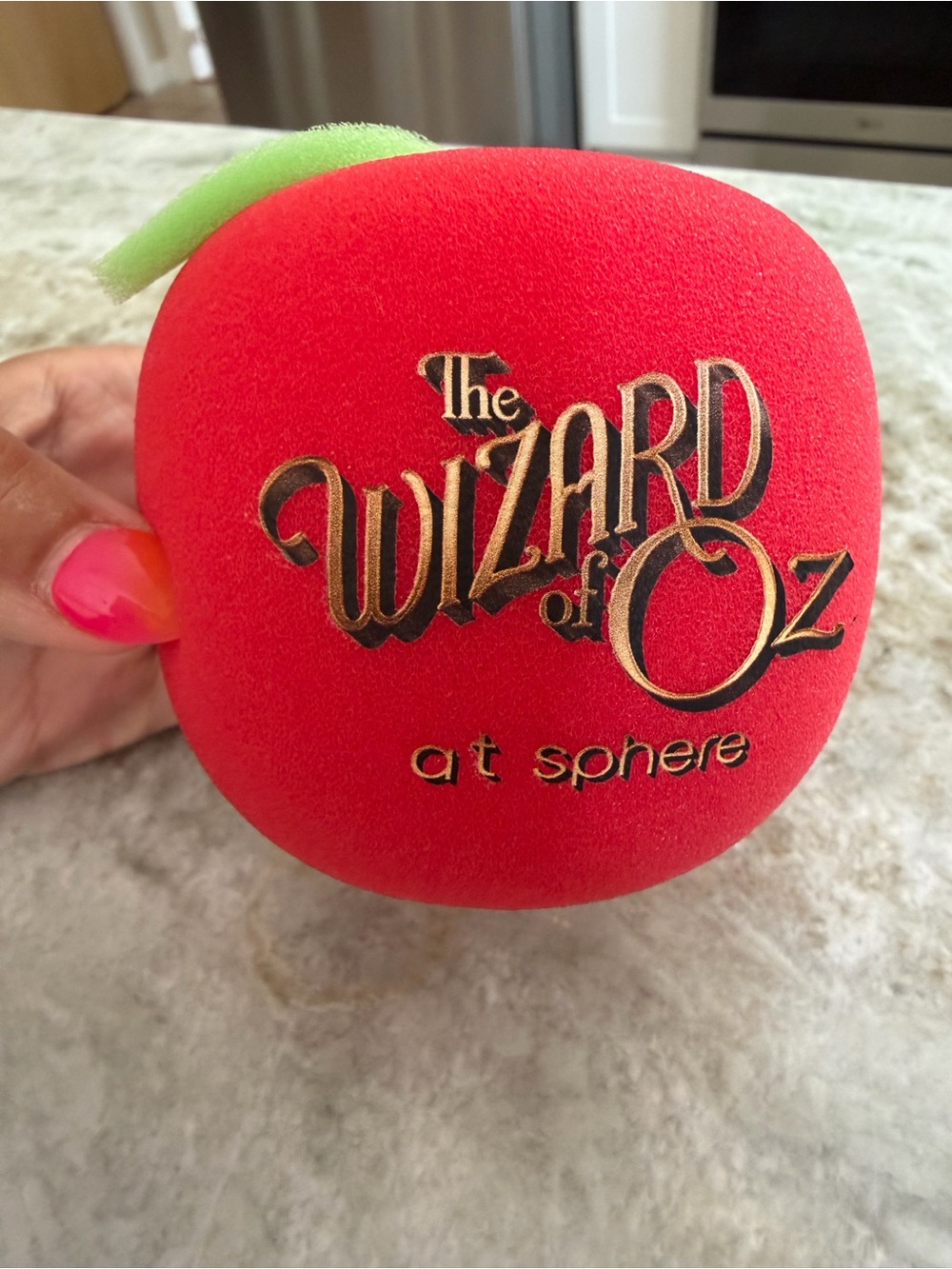 The Wizard of Oz Red Velvet Apple Plush from the Sphere, 3 available